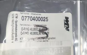0770400025 Ktm Oil Filter Cover O-ring Pair Of 2 Fits Most 4 Stroke