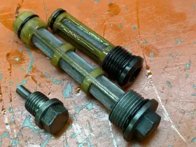 59038015100 Ktm Long And Short Oil Screen Set With Drain Plug 400 450 520 525 2000-2007