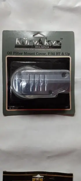 9107 Kuryakyn Kury Akyn Chrome Oil Filter Cover For Harley Davidson 1992/98 Evo