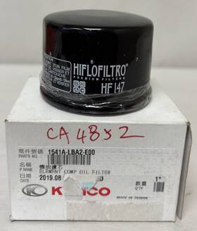 Kymco 1541a-lba2-e00 500 550 Element Comp Hf147 Oil Filter 08-12 1 Oem #1541a-lba2-e00 #s446