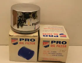 63782-80 Lemans Pro Series 01-0020c Two Oil Filters For Harley Davidson Motorcycle Repl