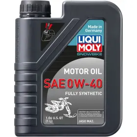 0w-40 Liqui Moly 20356 Snowbike Synthetic Oil - 1/liter