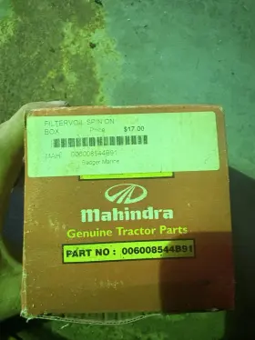 006008544b91 Mahindra 005556868r91 Filter