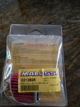 0313826 Malossi Red Chilli Oil Filter Yamaha Mbk