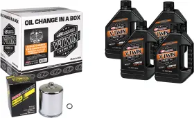 90-069014pc Maxima Evolution Mineral Quick Oil Change Kit With Chrome Filter