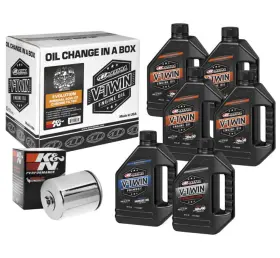 90-069016c Maxima Evolution Mineral 20w-50 Filter Kit With Chrome