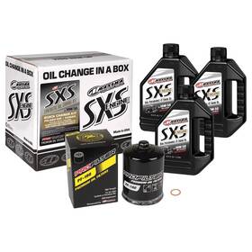 Maxima 90-219013a39b-8cae62 Sxs Synthetic 10w-50 Oil Change Kit For Polaris Rzr Xp 4 1000 High