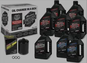 Csp-vtwin-9922-01 Maxima Harley Davidson Oil Change Kit V-twin Full Synthetic 1999-2024