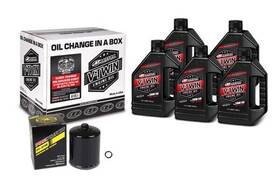 Maxima Racing Oil 3601-0722 Synthetic 20w50 Quick Change Kit Black Filter Harley M8 2017-2023