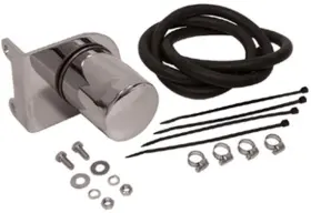 87002 Mid Usa Chrome Oil Filter Conversion Kit 1966-1991 Harley Fx Fl Models