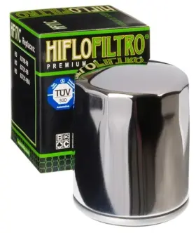 87189 Mid Usa Hiloflitro Chrome Oil Filter Milwaukee-eight 2017/later And Twin Cam 1999/2017