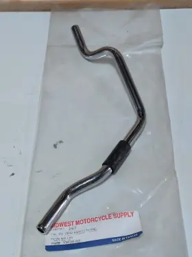 40-9832 Midwest Motorcycle Supply Harley Fxst Flst 1992-1999 Chrome Oil Filter Feed Line Tube