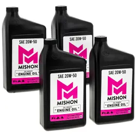 Mk1012828 Mishon Engine Oil 20w-50 Full Synthetic Motorcycle 4 Quarts