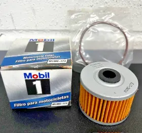 M1mc-173 Mobil 1 Oil Filter Without Ring Honda Kawasaki - 4pk