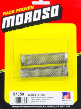 97050 Moroso Oil Filter Screen