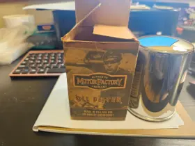 270433 Motor Factory 270438 Nos Chrome Oil Filter Hd
