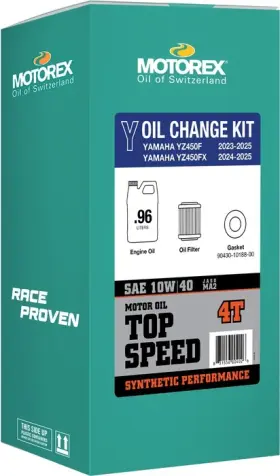 311246 Motorex Top Speed Synthetic 4t Oil Change Kit 10w-40 #311246 For Yamaha