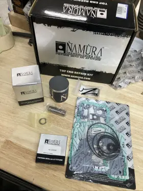 Nx-30002k3 Namura Technologies Top End Kit Gp Nikasil Sgl Ring 53.95 Std Ktm 07-14 125 Piston Rebuild