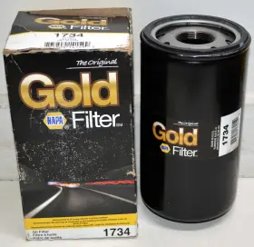 1816503c1 Napa 765809141599 The Original Gold Oil Filter 1734 - Oem #1816503c1 Diesel Trucks
