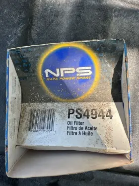 Ps4944 Nps 765809193994 Napa Power Sports Oil Filter For Motorcycle/atv New Box Worn