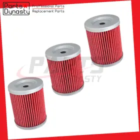 Parts Dynasty 735106420116 3pcs Oil Filter Filters Fit Suzuki Drz125 Drz125l Dr200se