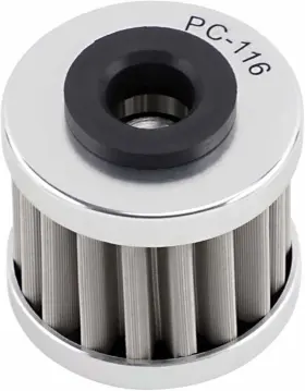 3766-p166110-atv Pc Racing Flo Drop In Stainless Steel Oil Filter For 2006-2014 Honda Trx450er