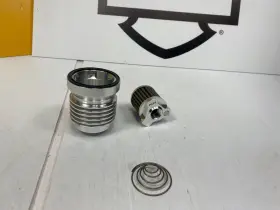 44266 Pc Racing Harley Davidson Flo Reusable Steel Oil Filter Hd Pcs4 Chrome