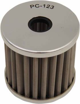 Pc Racing 7893-p318364-atv Flo Drop In Stainless Steel Oil Filter For 2003-2011 Kawasaki Klf250