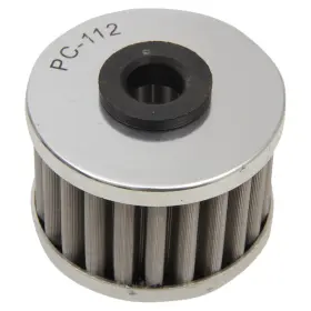 8330-p643238-atv Pc Racing Flo Drop In Stainless Steel Oil Filter For 2008-2014 Kawasaki Kfx450r