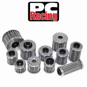 8ah8 Pc Racing Mn/8ah8 Flo Drop In Stainless Steel Oil Filter For 1999-2006 Yamaha Ttr250 Gz