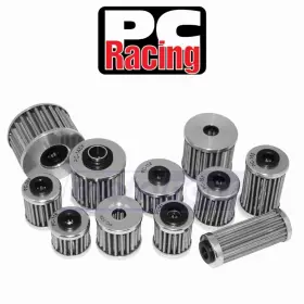 D90n Pc Racing Mn/d90n 2nd Filter Flo Drop In Stainless Steel Short Oil For Bg