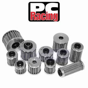 N8y3 Pc Racing Mn/n8y3 First Filter Flo Drop In Stainless Steel Oil For 1996-2000 Kb