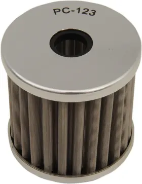 Pc123 Pc Racing Flo Reusable Stainless Steel Oil Filter
