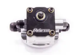 09-1501 Peterson Fluid Engine Primer Oil Filter Mount For 10an Chevy L To R