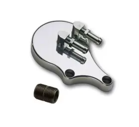 203150 Pro-one Performance Slimline Oil Filter Adapter Chrome #203150 Harley Davidson