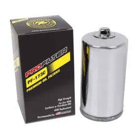 Profilter 051027007824 Harley Spin-on Chrome Various Performance Oil Filter