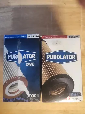 L12222 Purolator 2 Oil Filters