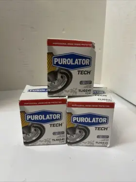 Tl10241 Purolator Purolatortech Spin On Oil Filter Qty 3