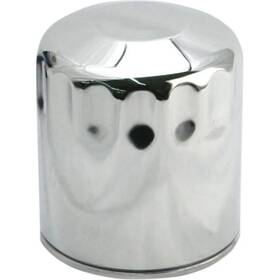 S&s Cycle 0712-0102 S&s Chrome Oil Filter 99-2024 Hd Big Twin M8 X-wedge