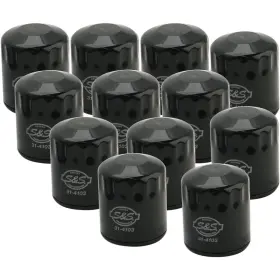 0712-0494 S&s Cycle 310-0241 Oil Filter - Filters Black 12-pack