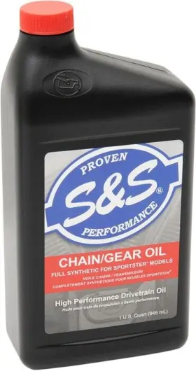 153763 S&s Cycle High-performance Full Synthetic V-twin Chain Case Oil 1 Quart
