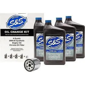 153965 S&s Cycle Oil Change Kit For 84-99 Big Twin And 86-17 Sportster