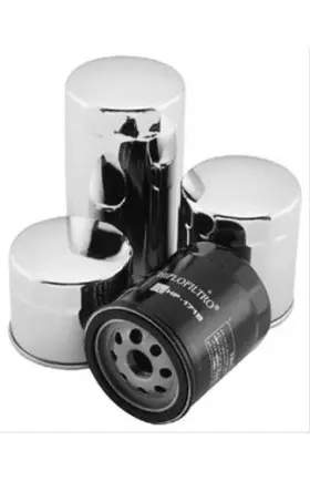 31-4102 S&s Cycle Oil Filter Spin-on Chrome Buell Harley Davidson Each