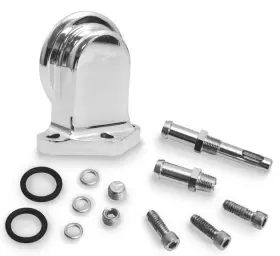 31-6510 S&s Cycle Oil Filter Bracket Polished Harley Davidson Twin Cam