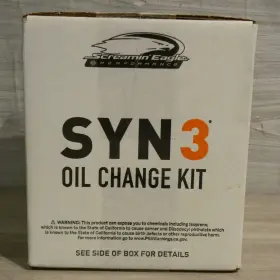 62600084 Screamin Eagle Harley-davidson Screaminft Syn3 Oil Change Kit 5 Quart Black Filter Usa