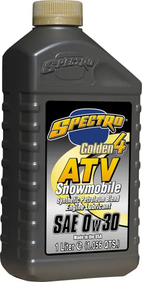 310276 Spectro Golden Atv/utv/sno Semi-syn 4t - 0w30 1lt