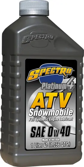 310287 Spectro Platinum Atv/utv/ Sno Full Syn 4t - 0w40 1lt