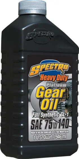 310317 Spectro Platinum Gear Oil Heavy Duty Full Syn - 75w140 1 Quart