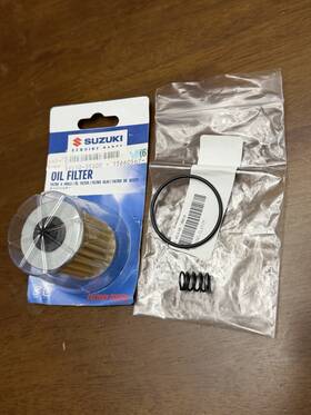 Suzuki 09440-10038 2007-2025 Rmz 250 New Oem Oil Filter Spring 2005-2025 450 2008 2009