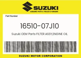 16510-07j10 Suzuki Genuine Filter Assy Engine Oil -